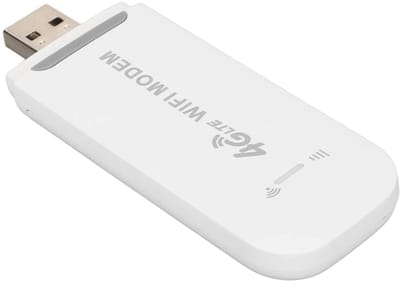 Dailygoody USB WiFi-adapter - 4G Netwerkadapter - 150 Mbps - Wit - Ondersteuning voor 10 Gebruikers - Geschikt voor Pc-laptop