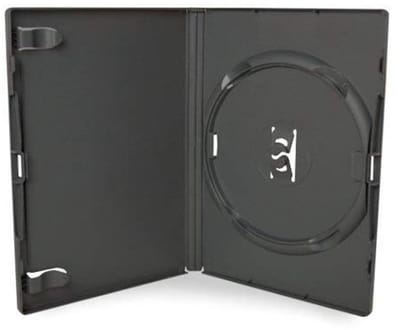 By shayne - DVD Case - Hoogwaardige Single DVD Dozen - Set van 50 - Perfect voor opslag - DVD en Blu-ray - Geschikt voor films - Zwart