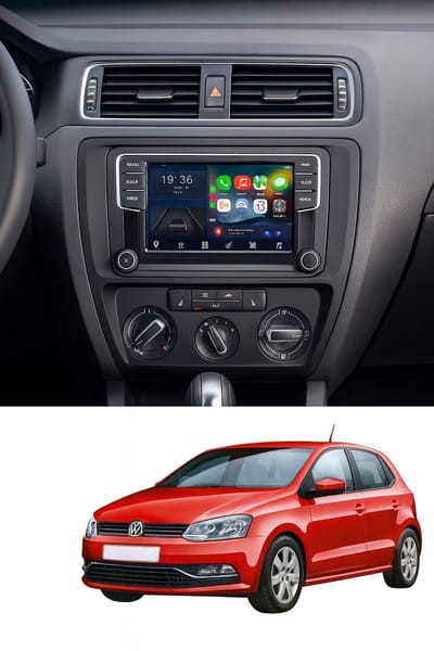 Autoradio 7 inch geschikt voor Seat/Skoda/Volkswagen Android 15 CarPlay/Auto/Wifi/GPS/RDS/DSP/NAV