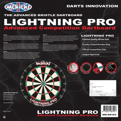 Mckicks Lightning Pro Dartbord