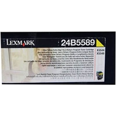 Lexmark 24B5589 toner cartridge geel (origineel)