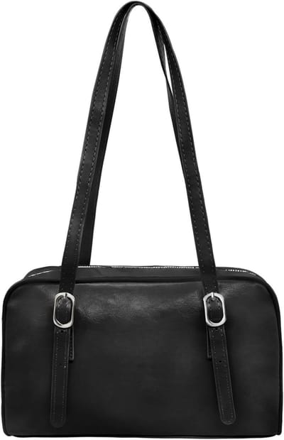 Trendy Vegan Leren Schoudertas voor Dames - Kleine Hobo Clutch met Verstelbare Strap en Ruime Opbergruimte