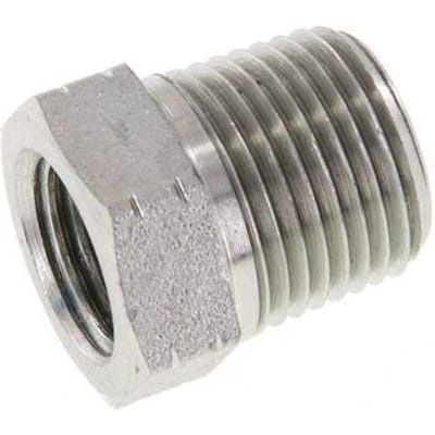 3/8'' NPT x 1/4'' NPT M/F Verzinkt Stalen Verloopring 210 Bar - Hydrauliek [2 Stuks]