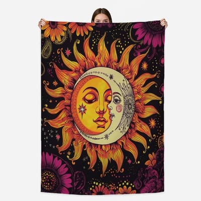 Dailygoods- Pluizige Deken 150x130 cm - Zachte Deken - Warme Deken - Machinewasbaar - Geschikt voor Bed/Kantoor - Duurzame Stof - Fleece Deken