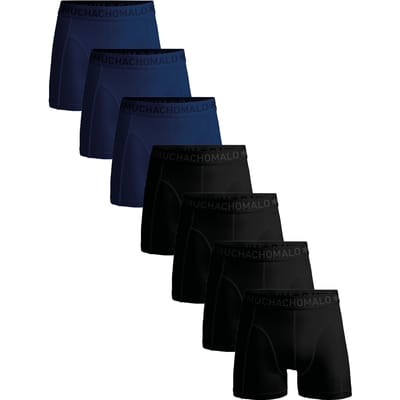 Muchachomalo Boxershorts Heren – 7 Pack – 95% Katoen – Normale Lengte – Heren Ondergoed – Onderbroeken Heren