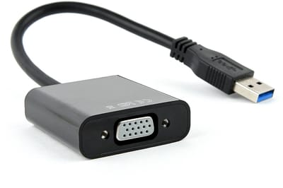 Coretek USB3.0 naar VGA adapter - 0.15 meter