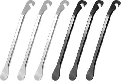Set van 6 Fietspomplevers van Carbon Staal, Ideaal voor Fietsonderhoud en Bandenwissel voor Racefietsen en Mountainbikes