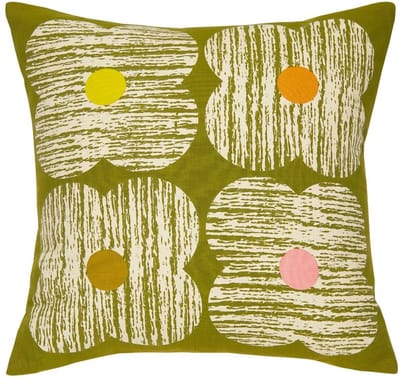 Orla Kiely Textured Flower Moss sierkussen - 45x45 cm