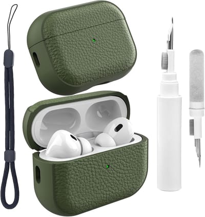 Beschermhoes voor AirPods Pro 3 met Reinigingsset en Polsband - TPU Bescherming en Functionaliteit