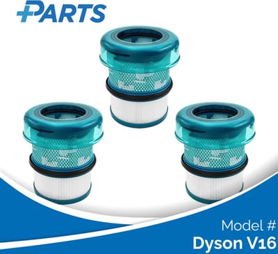 Dyson V16 Filters (3 Stuks, Plus.Parts® alternatief voor 974676-01)