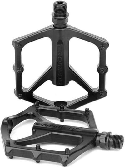 Fietspedalen Aluminiumlegering 2DU voor MTB en Trekking met 9/16 Inch Asdiameter