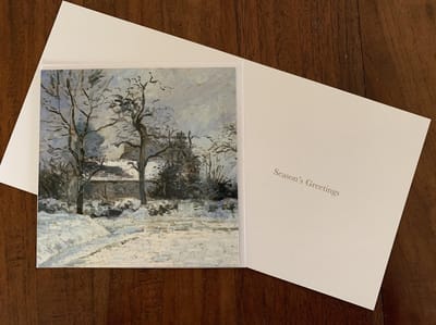Fitzwilliam Museum Christmas cards Kerst ~ Kerstkaarten Sneeuwlandschap