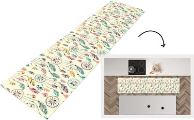 Keukenloper - Loper keuken - Dromenvanger - Regenboog - Bohemian - Meisje - Patronen - 200x50 cm - Keukenloper vinyl