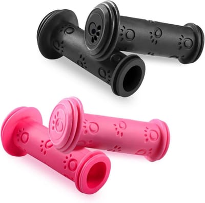 2 Paar Antislip Fietsstuur Handvatten voor Kinderen - Zacht Rubber - Universele Maat