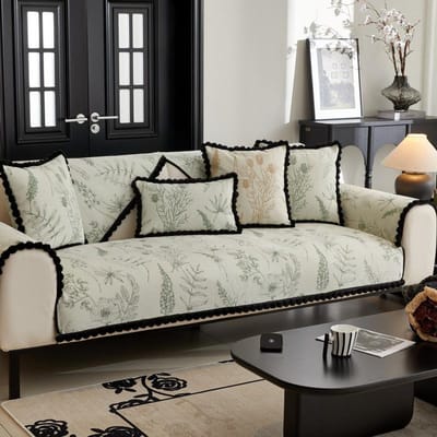 Coussin de canapé en chenille Housse de coussin de siège en jacquard quatre saisons Tissu neuf Housse de canapé moderne de luxe léger 70*70cm