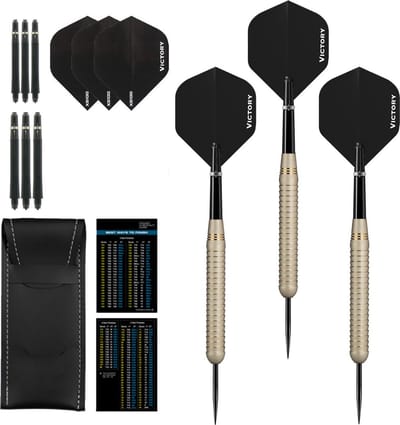 Darts Set White Shark – dartpijlen – dart shafts – dart flights – dartpijlen 24 gram