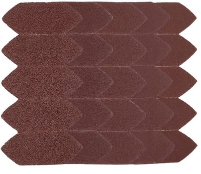 Allecto - Muis Schuurplaten - Schuurpapier Set - Rood - Aluminium Oxide - 50 Stuks - Geschikt voor Black & Decker KA260GTK - 145x39mm