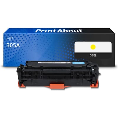 PrintAbout huismerk Toner 305A (CE412A) Geel Geschikt voor HP