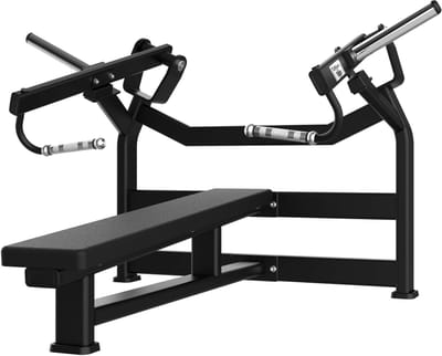 Tunturi Platinum - Horizontal Chest Press - Plate loaded - Fitnessapparaat - Plate loaded homegym- Maximaal 300 kg gewicht - V-series