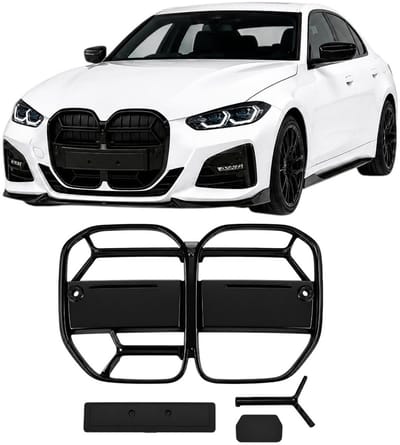 Grill Nieren Geschikt voor BMW 4 Serie G22 G23 Coupé Cabriolet 2020+ – CSL Look Hoogglans Zwart