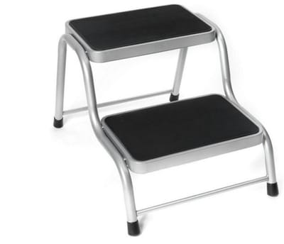 Camper Caravantrap 2 antislip treden, 150 kg draagvermogen metaal