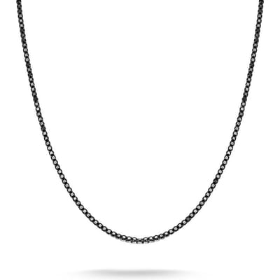 Thomas Sabo - KE2303-643-11-l42v - Ketting - Dames - 925 Zilver - 38-42cm - Sparkling Black