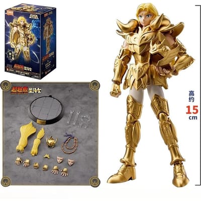 BLOKEES Origineel Goud Saint Seiya Boogschutter Zwaan Waterman CAMUS HYOGA Aiolos Pegasus CHAMPION CLASS Actiefiguur Model Speelgoed beige