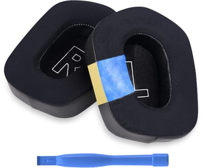 Vervangende Oorkussens voor Logitech G733 / G335 Lightspeed Wireless Gaming Hoofdtelefoons van MMOBIEL – Cooling Gel Koptelefoon Oorkussens - Noise Isolation Hoofdtelefoon Earpads – Zwart