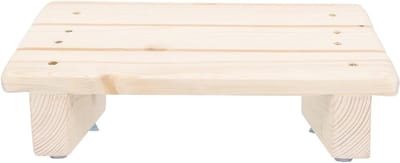 Voetenbankje Kantoor - Houten Voetsteun - Comfortabel Zitten - Ergonomische Ondersteuning - 30x20x11 Cm - Niet Gespecificeerd