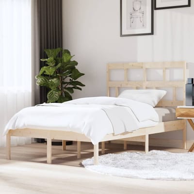 vidaXL - Bedframe - massief - grenenhout - 120x200 - cm
