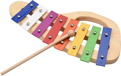 Kinderxylofoon - Muziekspel - Muziek Ontdekken - Gekleurde Klankplaten - 31.5 cm - Multicolor