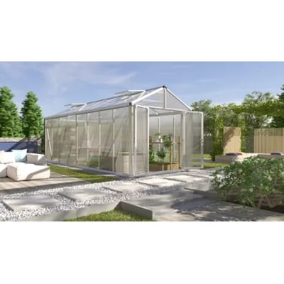 Vitavia Tuinkas Zeus Comfort 15700 - Polycarbonaat 16mm - Aluminium - 258x614x250cm