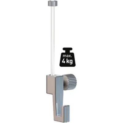 Duraline Ophangset Voor Fotolijst Phs S/1 - Click Rail, Top Rail & Up Rail - 4kg - Transparant