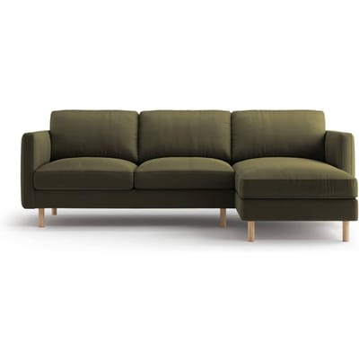 Hoekbank Eden rechts velvet | Micadoni