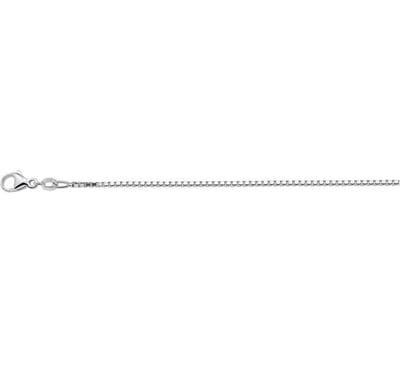 YO&NO - Ketting - Zilver - Venetiaans -  1,3 mm -  41 + 4 cm - Gerhodineerd - Zilver 925