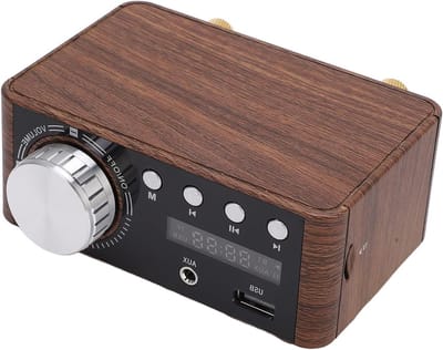 Stereo Versterker - Hifi Audio - Muziek Luisteren - Lossless Geluid - 50W X 2 - Zwart