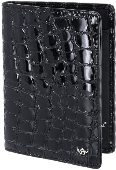 Golden Head Leren identiteitskaarthoesje Cayenne RFID Protect Ausweisetui 4480 Schwarz zwart