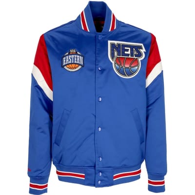 Bomberjack voor heren NBA-jas van zwaar satijn Nejnet Originele teamkleuren