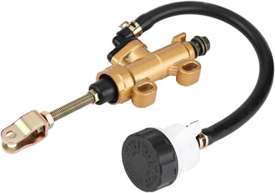 Achterrempomp hoofdremcilinder voor motorfiets - Universeel hydraulisch systeem met reservoir - Dirt bike - Quad remcilinder.