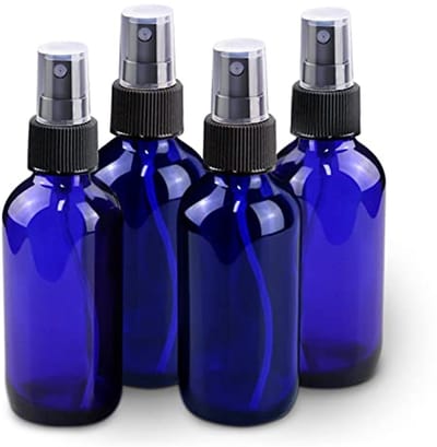 Mini Glazen Spuitflessen 56 ml - Lege Spuitflessen voor Haar, Planten en Reiniging (Set van 4)