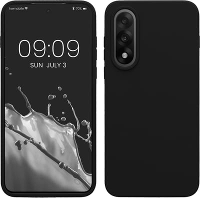 kwmobile telefoonhoesje geschikt voor OnePlus Nord 5 - Hoesje met siliconen coating - Smartphone case in zwart