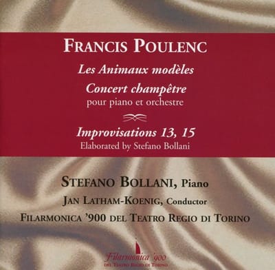 Filarmonica Teatro Regio Torino - Poulenc: Les Animaux Modèles | Concert Champêtre | Improvisations 13, 15 (CD)