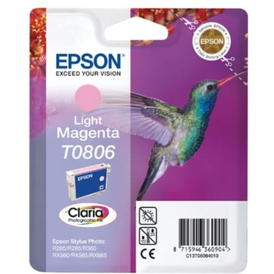 Inktcartridge epson t0806 lichtrood