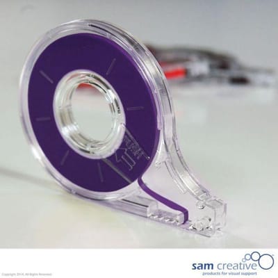Sam Creative Whiteboard Matrix tape - 3 mm - Paars - Whiteboard