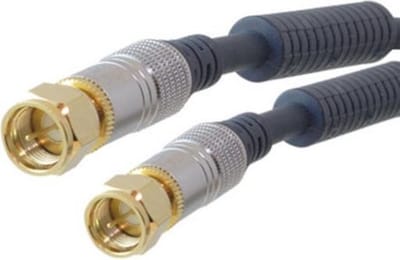 shiverpeaks SP80092 coax-kabel 1,5 m F-Stecker RG-59/U Blauw, Chroom