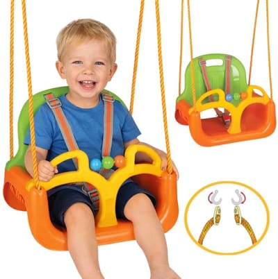 Schommelstoel Baby 3in1 - Woopie Oranje