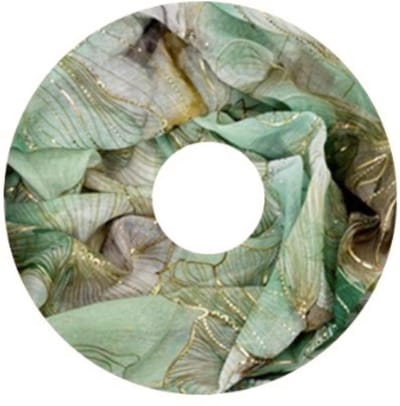 Dunne Colsjaal - Goud Accent - Groen - 80 x 50 cm (20314#)