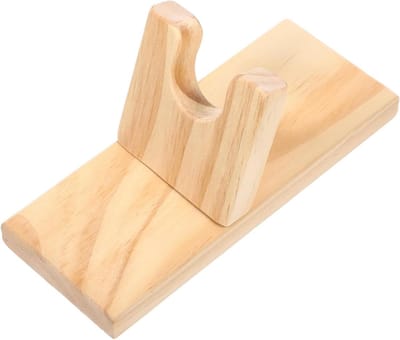 Houten Plank Beugel - Opbergrek Lijmpistool - Hobby Projecten - Solide Constructie - 20 cm Lengte - Willekeurig