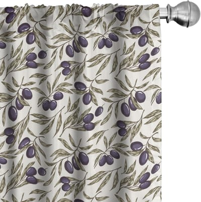 ABAKUHAUS Gordijnen – 2-delige set van 75x175 cm – Microvezel, verduisterend – Taupe