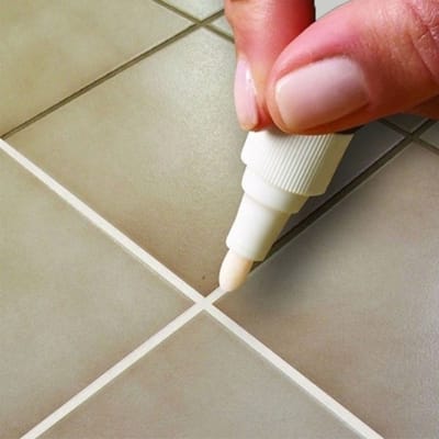 Parkside - Grout pen - voegenstift - wit - 2-4 mm - stift kleuren voegen - 7 ml